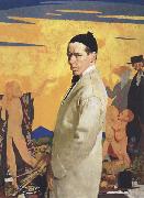 Sir William Orpen, Self-Portrait with Sowing New Seed